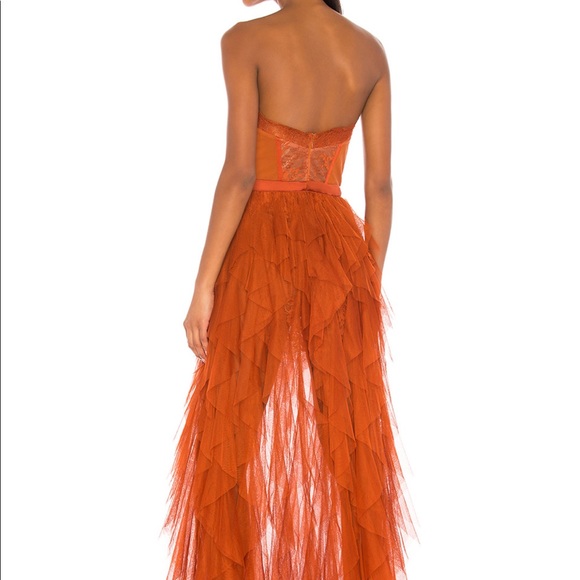 FOR LOVE AND LEMONS BUSTIER GOWN SZ L - Picture 3 of 4